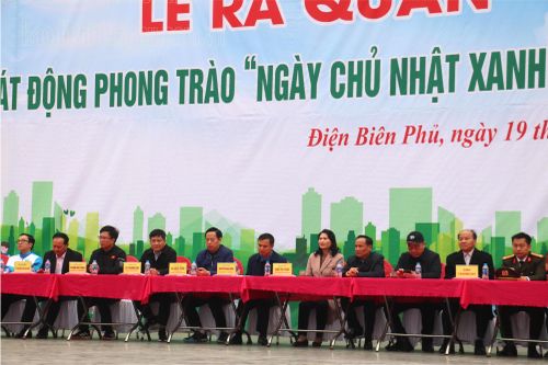 Thành phố Điện Biên Phủ phát động phong trào 'Ngày Chủ nhật Xanh'