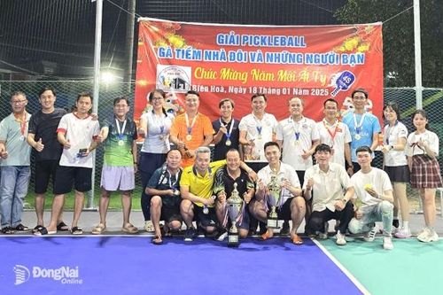 Giao lưu pickleball mừng xuân Ất Tỵ 2025