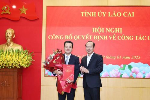 Trưởng Ban Nội chính Tỉnh ủy Lào Cai Giàng Quốc Hưng được Ban Bí thư chuẩn y tham gia Ban Thường vụ Tỉnh ủy