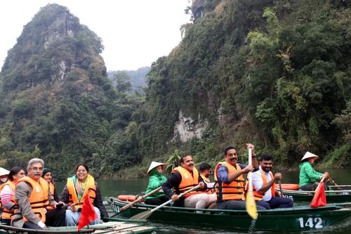 Doanh nghiệp du lịch Ấn Độ khảo sát, kết nối du lịch Ninh Bình