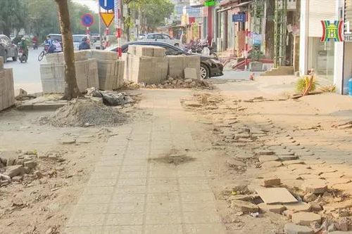 Từ ngày 22/1, Hà Nội tạm dừng đào đường, hè phố