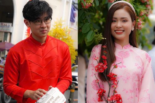 Giới trẻ TP.HCM đội nắng chụp ảnh Tết ở phố ông Đồ, chợ Bến Thành