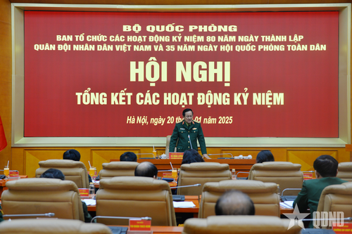 Bộ Quốc phòng tổng kết các hoạt động Kỷ niệm dịp 80 năm Ngày truyền thống Quân đội nhân dân Việt Nam