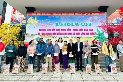 Trao gần 500 suất quà Tết cho đảng viên tiêu biểu, gia đình chính sách, gia đình có hoàn cảnh khó khăn
