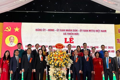Gia Lâm (Hà Nội): Ra mắt đơn vị hành chính xã Thiên Đức sau sáp nhập