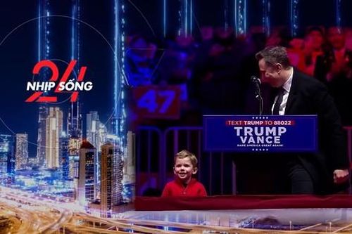 NHỊP SỐNG 24: Con trai Elon Musk nhảy nhót ở mít tinh của ông Trump gây 'sốt'