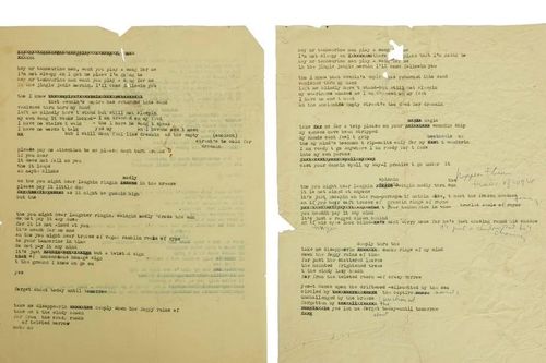 Các món đồ của Bob Dylan được bán đấu giá gần 1,5 triệu USD