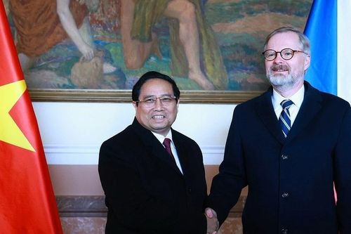 Thủ tướng Phạm Minh Chính hội đàm với Thủ tướng Cộng hòa Séc Petr Fiala