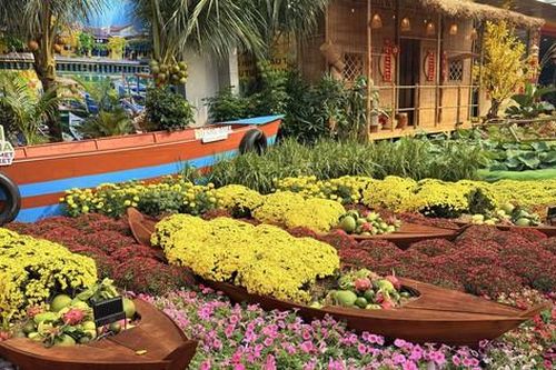 TPHCM: Mang không gian làng quê Việt vào đường hoa Xuân 2025