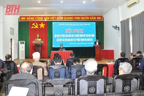 Liên hiệp các Hội Khoa học và Kỹ thuật Thanh Hóa gặp mặt trí thức, nhà khoa học tiêu biểu