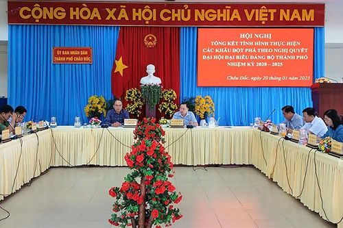 Châu Đốc tổng kết tình hình thực hiện các khâu đột phá