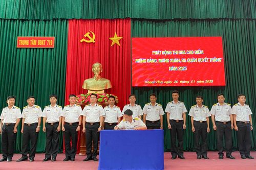 Các đơn vị thuộc Vùng 4 Hải quân phát động thi đua cao điểm 'Mừng Đảng, Mừng Xuân, ra quân quyết thắng'