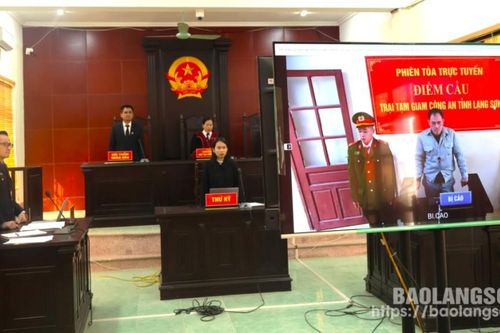 Xét xử trực tuyến vụ án hình sự về tội chống người thi hành công vụ tại Chi Lăng
