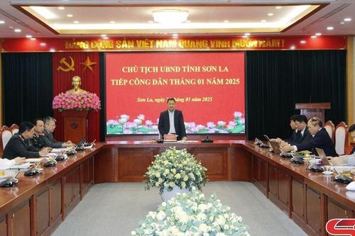 Đồng chí Chủ tịch UBND tỉnh tiếp công dân tháng 1/2025