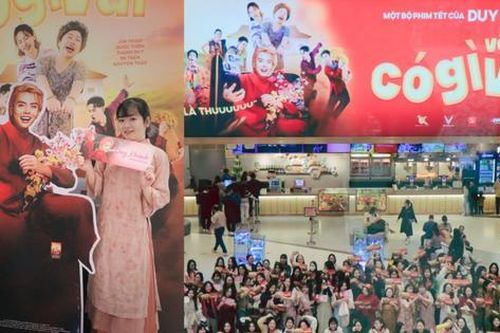 Fan 'anh tài' Duy Khánh 'bao rạp' tổ chức công chiếu phim Về Quê Có Gì Vui