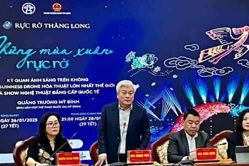 Chờ đón 'kỳ quan ánh sáng' trên bầu trời Hà Nội vào đêm Giao thừa 2025