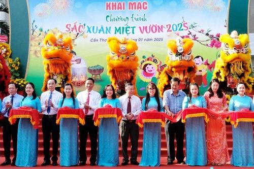 Cần Thơ khai mạc chương trình 'Sắc Xuân miệt vườn' năm 2025