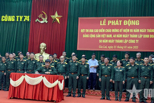 Công ty 74 (Binh đoàn 15) thi đua giải quyết việc mới, việc khó