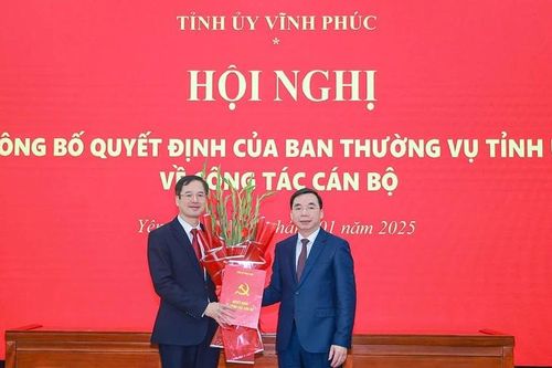 Vĩnh Phúc: Ông Lại Hữu Tuyển làm Bí thư Huyện ủy Yên Lạc