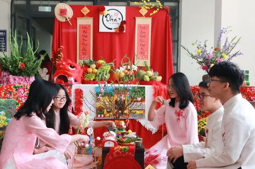 Học sinh Trường Ams hào hứng trải nghiệm Tết cổ truyền