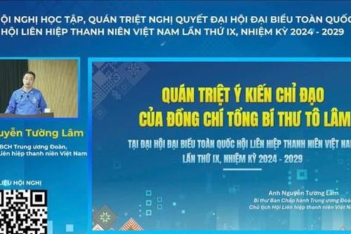 T.Ư Hội LHTN Việt Nam quán triệt chỉ đạo của Tổng Bí thư Tô Lâm tại Đại hội Hội LHTN Việt Nam lần thứ IX
