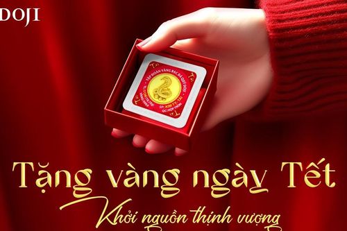 Tặng vàng ngày Tết, trao trọn an khang