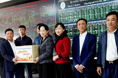 Đảng ủy Khối Doanh nghiệp Nghệ An thăm, tặng quà các đơn vị trực Tết