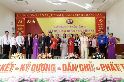 Đại hội Đảng bộ thị trấn Tô Hạp (huyện Khánh Sơn) lần thứ XI, nhiệm kỳ 2025 - 2030 thành công tốt đẹp