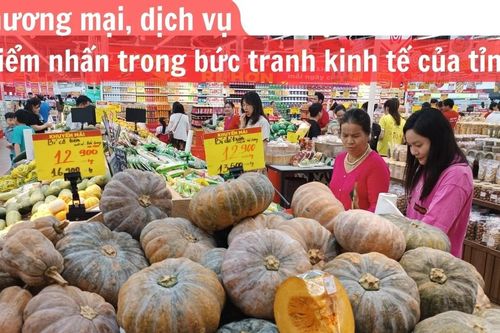 Thương mại, dịch vụ - điểm nhấn trong bức tranh kinh tế của tỉnh