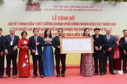 Ba chiếc ôtô từng gắn bó với Bác Hồ được công nhận là Bảo vật quốc gia