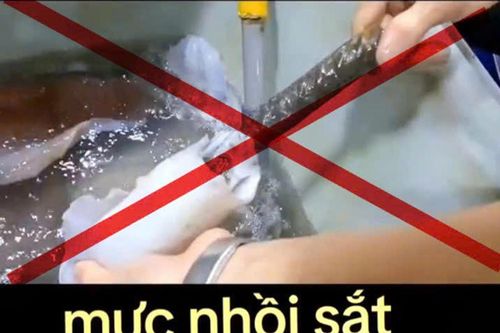 Bác thông tin 'chợ Bình Điền bán mực nhồi sắt'