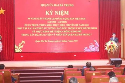 Quận Hai Bà Trưng kỷ niệm 95 năm Ngày thành lập Đảng