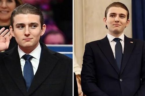 Barron Trump nổi bật trong Lễ nhậm chức của cha, phong thái được khen hết lời