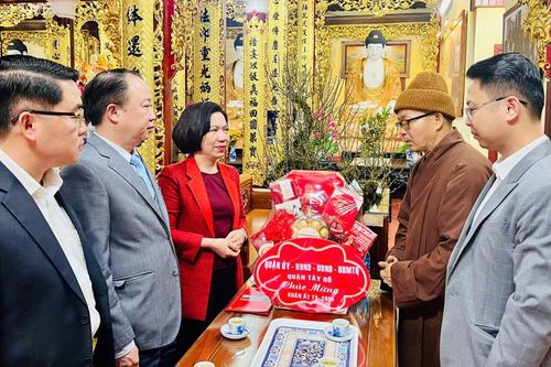 Thăm, chúc Tết cơ sở tín ngưỡng, tôn giáo nhân dịp Tết Nguyên đán