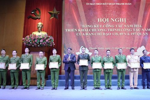 Quận Thanh Xuân triển khai đồng bộ nhiều giải pháp bảo đảm an ninh trật tự