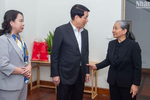 Chủ tịch nước Lương Cường thăm, chúc Tết các đồng chí nguyên lãnh đạo Đảng, Nhà nước