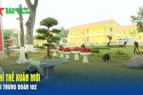 Khí thế Xuân mới tại Trung đoàn 102