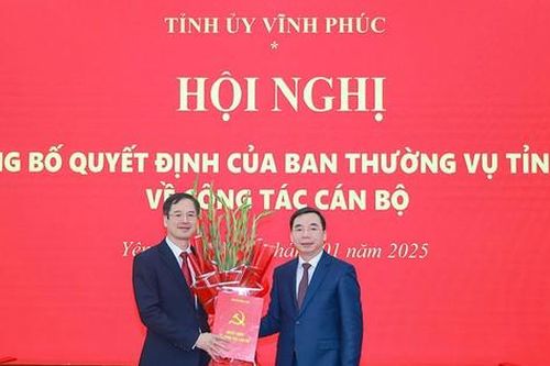 Phó Ban Dân vận Tỉnh ủy Vĩnh Phúc làm Bí thư Huyện ủy