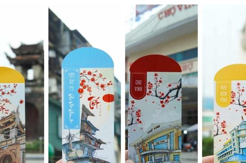 Độc đáo phong bao lì xì đậm 'chất Nghệ'