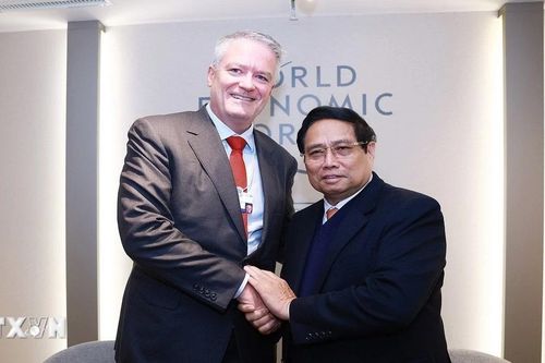 Thủ tướng Chính phủ Phạm Minh Chính tiếp Tổng Thư ký OECD tại Davos