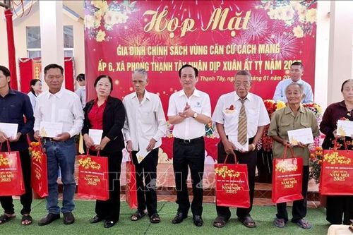 Sôi nổi các hoạt động thăm, chúc Tết, gặp mặt mừng Đảng, mừng Xuân