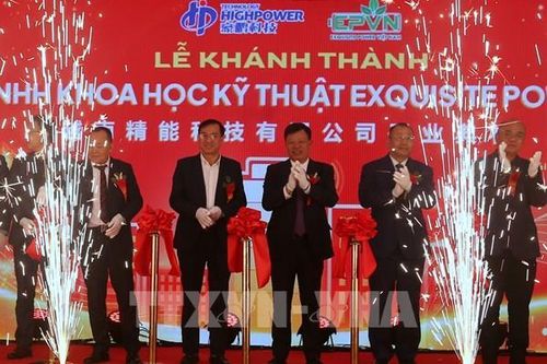 Khánh thành hệ thống lắp pin vốn đầu tư 20 triệu USD
