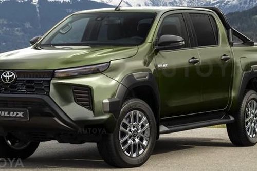 Rò rỉ hình ảnh Toyota Hilux 2026 với vô-lăng mới