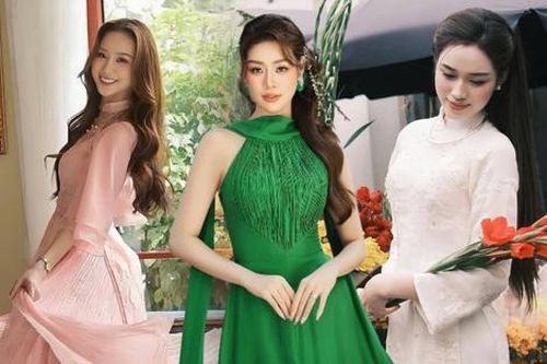 'Đường đua' thời trang Xuân của mỹ nhân Vbiz: Từ áo dài truyền thống đến cách tân đều có đủ