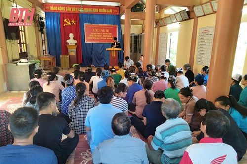 Lang Chánh chú trọng phổ biến, giáo dục pháp luật cho đồng bào dân tộc thiểu số