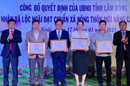 Bảo Lâm: Xã Lộc Ngãi đạt chuẩn Nông thôn mới nâng cao