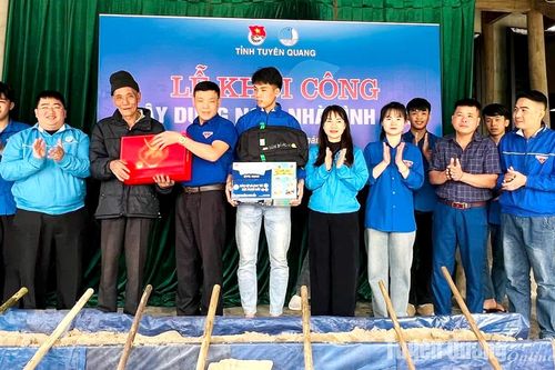Khởi công xây dựng Ngôi nhà tình bạn tại huyện Lâm Bình