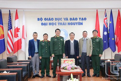 Lãnh đạo Quân khu 1 làm việc, chúc Tết tại Lữ đoàn 210 và Đại học Thái Nguyên