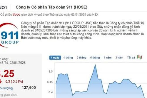 Tập đoàn 911 kinh doanh giảm sút, cổ phiếu rơi sâu từ đỉnh