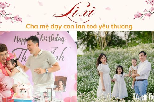 Từ tiền lì xì đến hành động nhân ái: Cha mẹ dạy con lan tỏa yêu thương